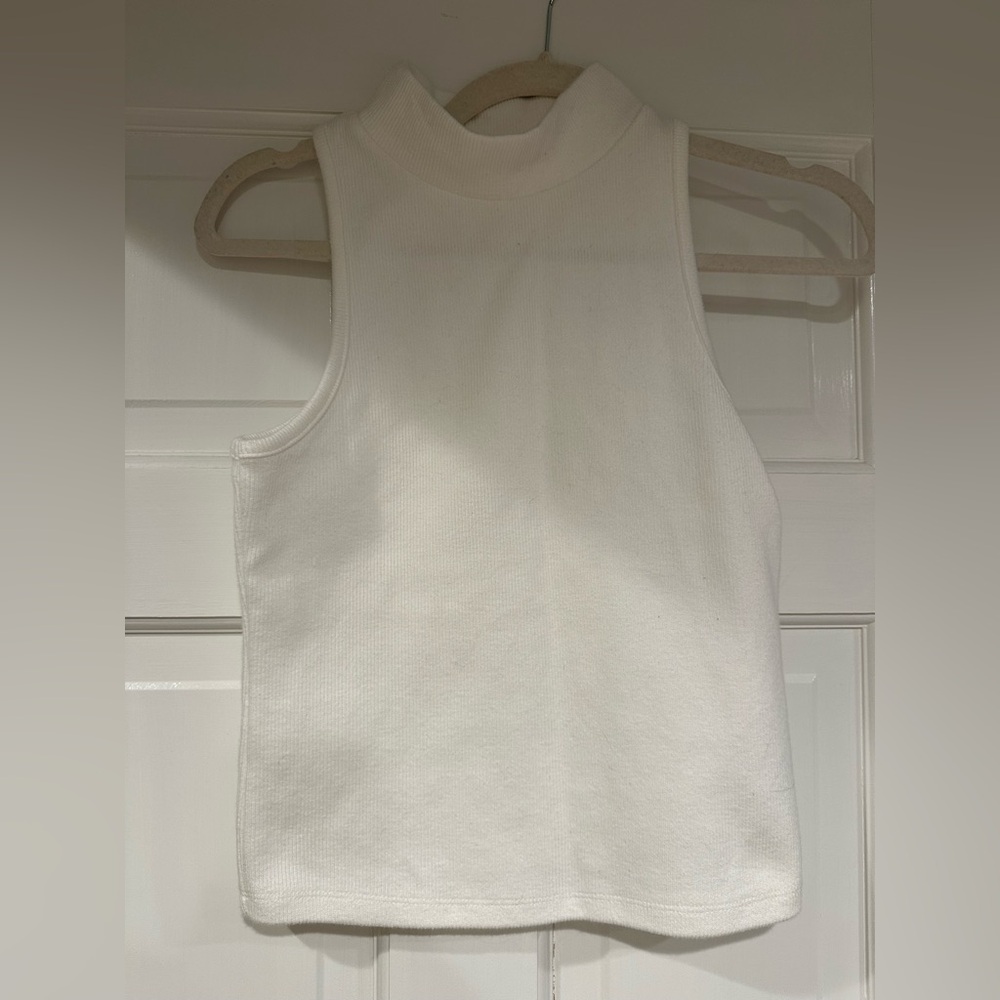 a new day White Sleeveless Blouse